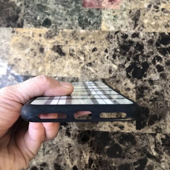 iPhone XS Max 6.5 Inch Plaid Green Phone Cover Case New Open Package - Picture 6 of 12